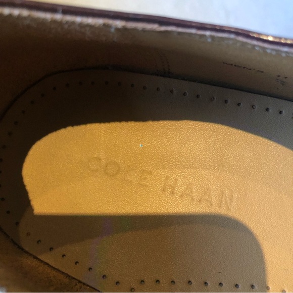 Cole Haan cordovan cap toe shoes 11D - Picture 5 of 10